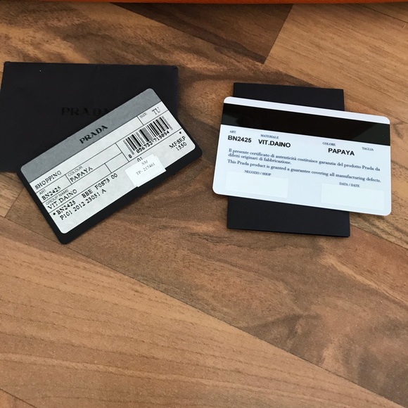 Prada Vit Daino “Papaya” Handbag - Picture 2 of 8